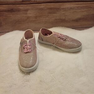 NWT Bobbie Brooks pink glitter girls shoes